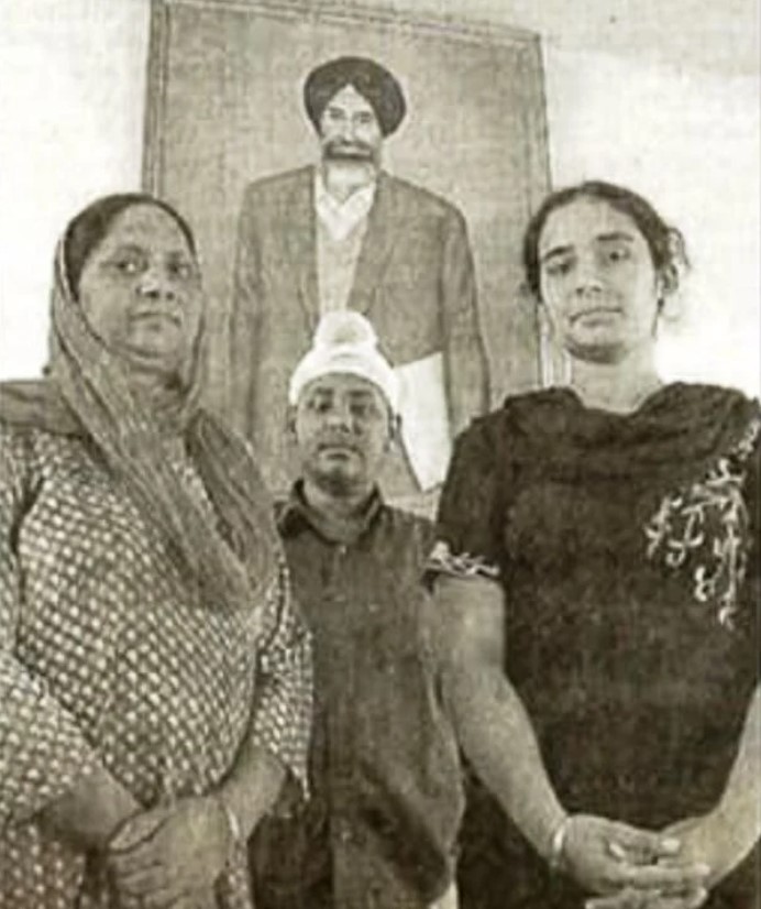A childhood picture of Janmeet Singh Khalra