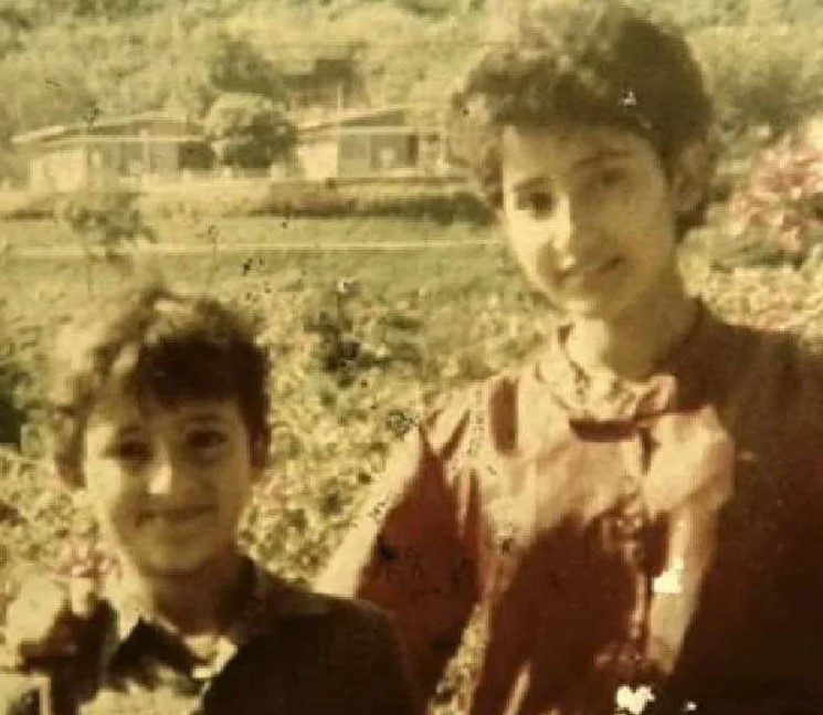 Siddharth Koirala with his sister manisha koirala
